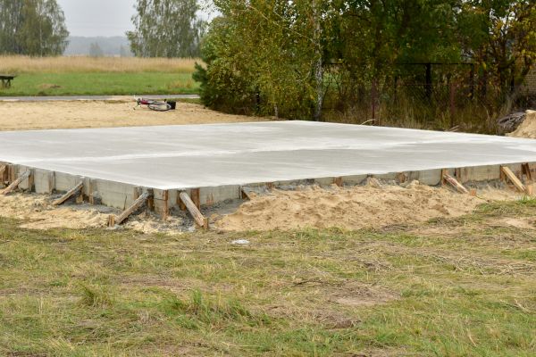 Concrete Base Installation in Corpus Christi