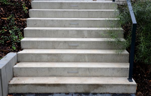 Poured Step Installation in Corpus Christi