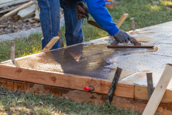 Patio Slab Construction in Corpus Christi