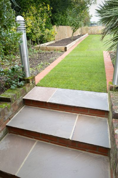 Backyard Steps Installation in Corpus Christi