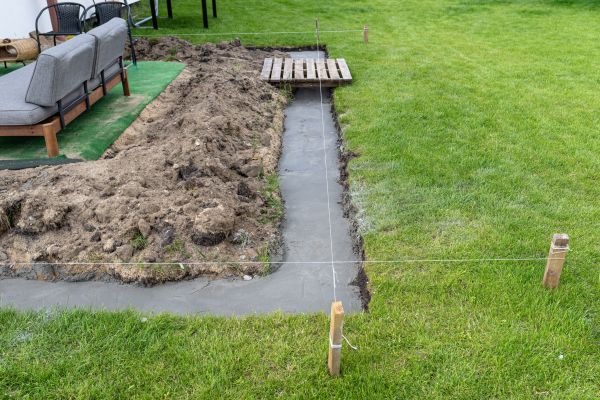 Cement Footer Installation in Corpus Christi